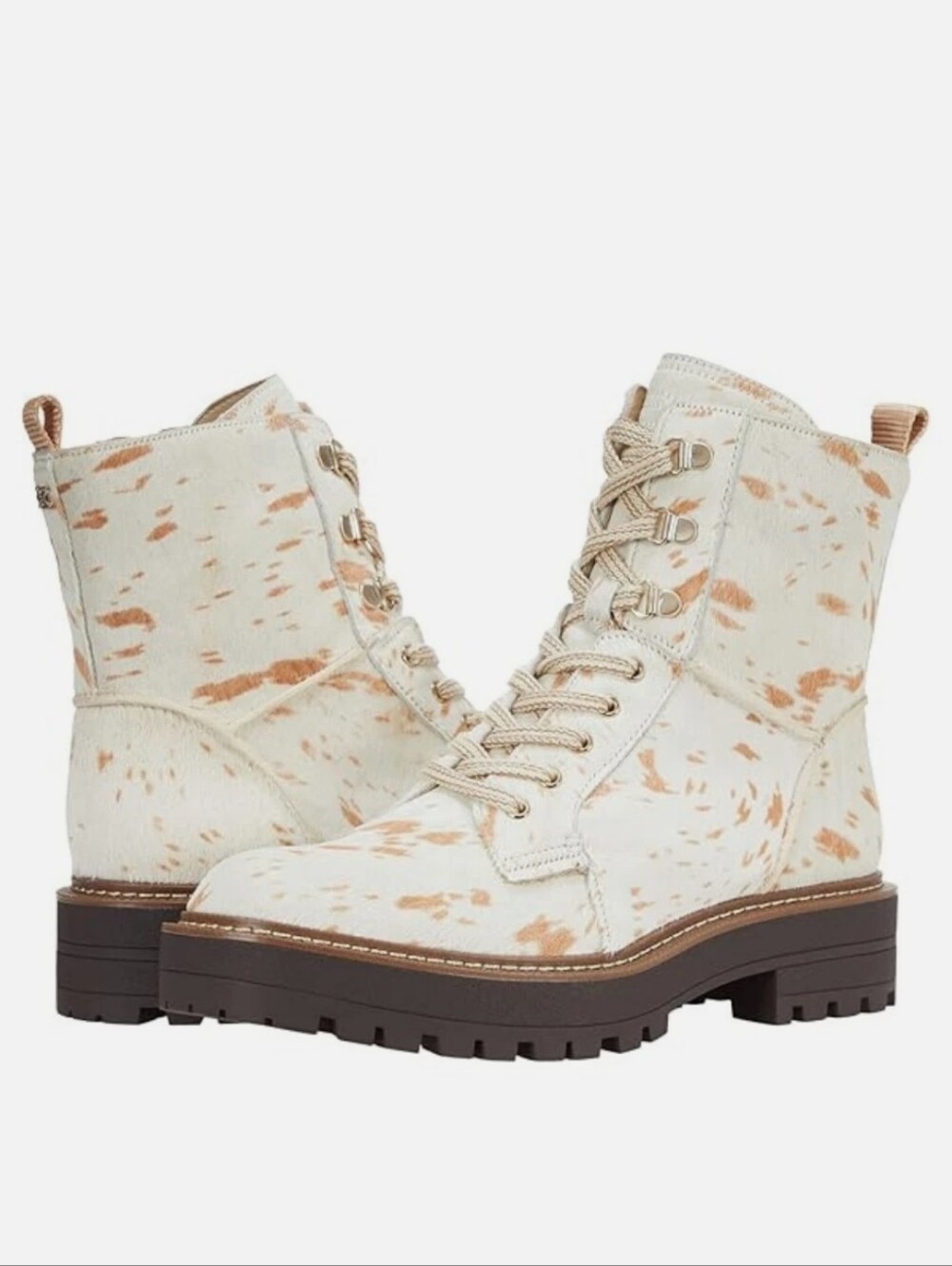 Sam Edelman LUE Cap Hair Combat Boots Size 8 New Without Tag Never Worn